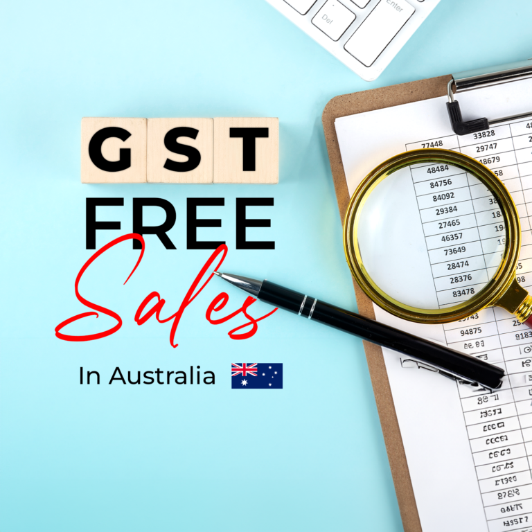 What Are GST-Free Sales?